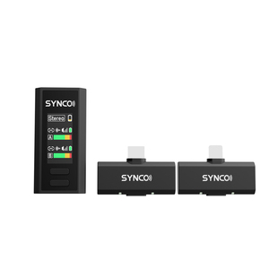 <span class=keywords><strong>Synco</strong></span> ไมโครโฟนไร้สาย G4ตัดเสียงรบกวน200เมตรไมโครโฟนลาวาเลียร์สำหรับโทรศัพท์สัมภาษณ์กล้องถ่ายทอดสด - Product Image 4