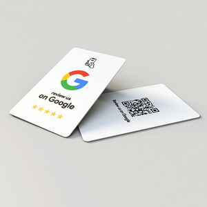 Materiali ECO-Friendly stampa personalizzata NFC Google recensioni carte Social Media Pop-Up Google recensione RFID Card con codice <span class=keywords><strong>QR</strong></span> - Product Image 2