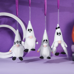 Nouvelles décorations créatives transfrontalières d'<span class=keywords><strong>Halloween</strong></span> : Ornements de poupées gnomes fantômes en polyester avec chapeau pointu effrayant pour bébés de 0 à <span class=keywords><strong>24</strong></span> <span class=keywords><strong>mois</strong></span> - Product Image 1