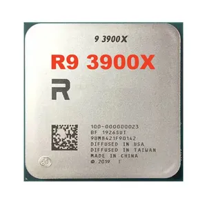 100% 原装台式中央处理器，适用于AMD R9 3900X插座AM4 3.8ghz 12核105W处理器3900X处理器中央处理器R9系列