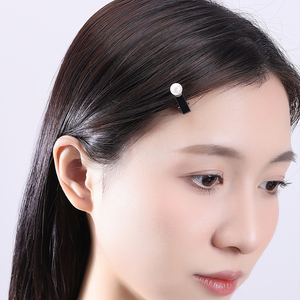 LUOTEEMI la migliore vendita di perle di vetro Clipper forcine donna ragazza coreana Clip gioielli stile gioielli per capelli - Product Image 3