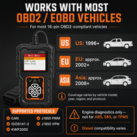 MY3001 Herramienta de Diagnóstico OBD2 para Autos, Lector de Códigos OBDII, Escáner de Códigos de Error del Motor