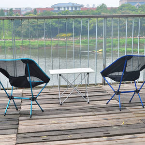 Table pliante d'extérieur en alliage d'aluminium, 56x41x41 cm, rectangulaire, portable, pour camping, pique-nique, plage, pêche, voyage en voiture - Product Image 3