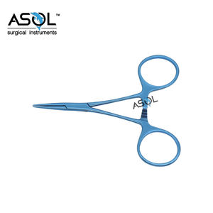 Kualitas tinggi titanium bedah hemostat nyamuk lurus forceps dengan sistem penguncian - Product Image 2