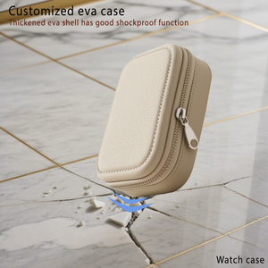 Nam và nữ EVA vỏ cứng không thấm nước hộp đồng hồ xách tay du lịch Trường hợp với màn hình đứng cho đồng hồ - Product Image 2