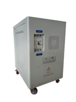 Stabilisateur de tension SVC industriel 50 kVA monophasé AC 220 V, servo AVR entièrement en cuivre pour l'alimentation des centres de données