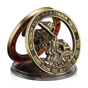 Moeda de lembrança dos EUA Departamento do metal colorido banhado a cobre Medalha de desafio Moedas dos EUA
