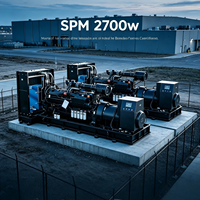 Generator Industri SPM SPMBM2700 2700kW 60Hz 480V Pendingin Air ATS Auto Start Tipe Silent untuk Pusat Data dan Penggunaan Industri