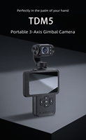 Kamera Aksi Mini 4K UHD Layar 3.5" Kamera Vlogging Tahan Air IP67 120 °   Perekam Video Olahraga Sudut Lebar untuk Siaran Langsung