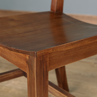 Chaises de salle à manger modernes en bois massif, personnalisables (OEM), avec revêtement en cuir, housse réglable et amovible, pour la maison, le bureau, les centres commerciaux et les villas