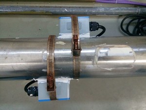 ポータブルデジタル超音波流量計DN20-6000mm範囲ハンドヘルドクランプ付きS M Lプローブ付き - Product Image 5