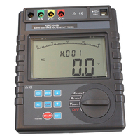 Huazheng HZRC-3000B Testeur de résistance de terre haute précision à 4 bornes, mesureur de résistivité du sol, plage 0,00~30,00k, portable, DC