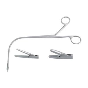 Conjunto De Instrumentos Médicos ORL Fórceps Laríngeos Indiretos Reutilizáveis Manual Nasal Aço Base Cirúrgica Instrumentos Cirúrgicos Premium - Product Image 3