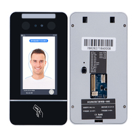 Clavier de contrôle d'accès par reconnaissance de veine palmaire, RFID et code QR avec écran LCD 4,3 pouces