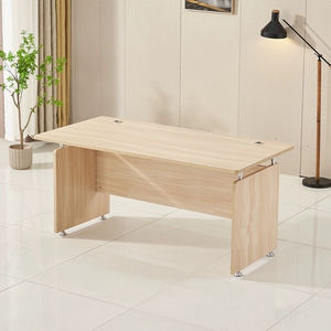 โต๊ะเดี่ยวที่ทันสมัยสำหรับสำนักงานการเงินโต๊ะไม้ที่เรียบง่ายผสมผสานเก้าอี้โต๊ะคอมพิวเตอร์สำหรับพนักงานเวิร์กสเตชัน - Product Image 4