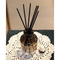 Flacon en verre vide de luxe pour diffuseur de parfum, flacon en verre givré, flacons en verre pour diffuseurs de parfum