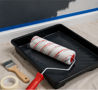 Rouleau à peinture pour plafond et mur, haute performance, 9 pouces, économique, OEM, lavable, facile à nettoyer, poignée ergonomique