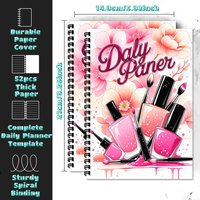 Buku Catatan Kustomisasi  Ikat Spiral Pita Merah Muda  Desain Wanita  Perempuan Cantik Agenda Buku Catatan Jurnal Hadiah Perlengkapan Sekolah