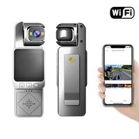 Caméra WiFi DV02 Mini 1080P HD avec enregistrement audio et vidéo, tête rotative à 360°, écran 1,54 pouces, carte TF pour le cyclisme
