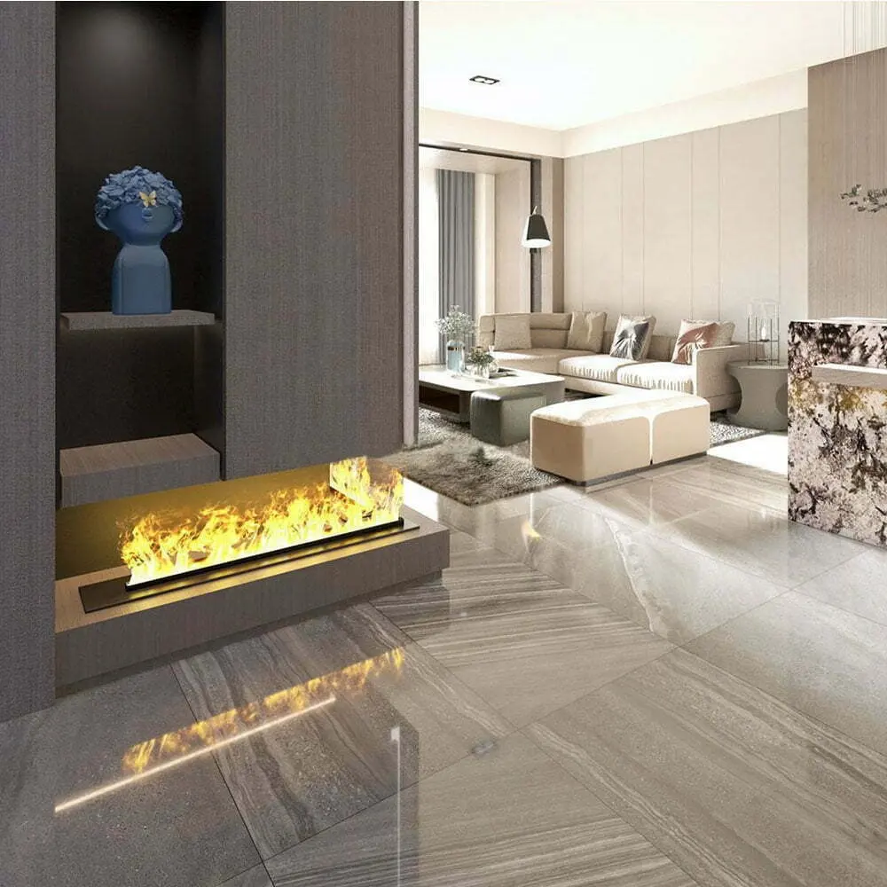 Inicio Hotel Villa Decoración de interiores Diseño Chimeneas eléctricas de vapor de agua 3D
