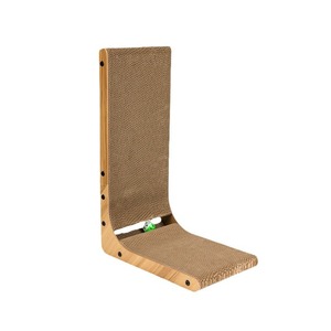L-shaped <b>cat</b> <b>scratching</b> <b>post</b>, vertical <b>cat</b> <b>scratching</b> pillar, wear-resistant and non-shedding corrugated cardboard, - Product Image 5