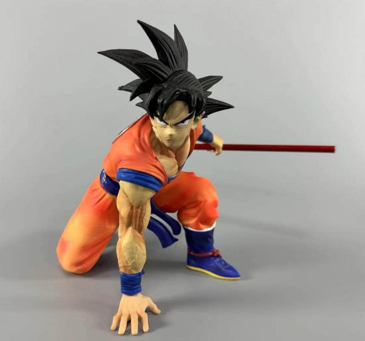 ชุดหมอบผมสีดำ goku 16ซม