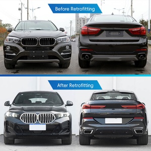 Kit de Carrocería M-TECH 2024 para BMW X6 F16 (2015-2019), Modificación y Mejora con Parachoques Delantero y Trasero, Faldones Laterales, Capó y Faros - Product Image 2