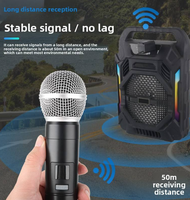 Système de microphone sans fil UHF 4 canaux BHA YL-09, type C rechargeable, micro dynamique universel pour karaoké, scène, discours