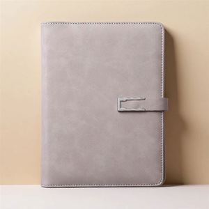 Custom Company Business Gifts PU Leather Hardcover 6 Ring Binder Loose-Leaf A6 Planner A5 Notebook 80 Sheets PVC/Fabric/PP - Product Image 4