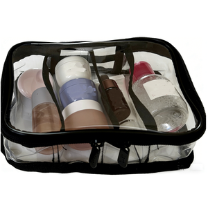 Bolsa de Aseo Transparente Aprobada por la TSA, Bolsa de Maquillaje de PVC, Organizador de Cosméticos para Mujeres y Hombres - Product Image 4