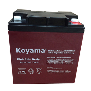 <span class=keywords><strong>Batterie</strong></span> gel de stockage rechargeable à haut débit NPHG115-12 <span class=keywords><strong>12V28Ah</strong></span> - Product Image 1