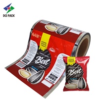 Film rol laminasi metalik Foil aluminium desain kustom kantung kemasan CIP makanan bengkak biji Melon