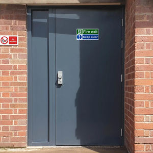 Puertas de Acero Contra Incendios con Certificación UL 2026, Diseño Empotrado Pintado en Blanco, <span class=keywords><strong>90</strong></span> Minutos de Resistencia al Fuego, con Herrajes - Product Image 5