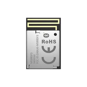 Minewsemi menor nórdico aoa nrf52840 ms88sf31, 48 gps zigbee fio de módulo de ble nfc com certificação bqb ce fcc