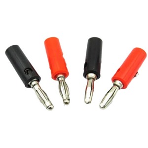Fixation à vis 4mm plaqué or fiche banane mâle femelle prise fiche banane 4mm connecteur banane nickelé - Product Image 6