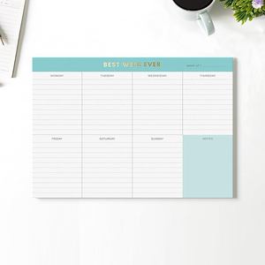 Bloc de Notas A4 con Impresión Personalizada, Planificador Diario y Semanal, Bloc de Notas Desprendible, Bloc de Notas para Uso en Escritorio, Organizador de Notas con Lista de Tareas - Product Image 2