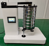 Agitateur de tamis électromagnétique 200 mm, tamis vibrant de laboratoire 100 mailles, dispositif d'analyse certifié CE