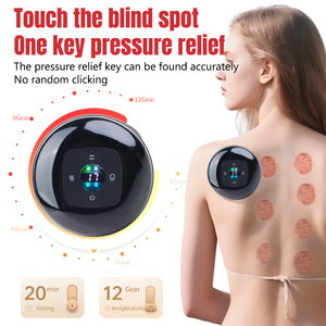 Machine de thérapie par ventouses électrique Masseur de thérapie par ventouses portable intelligent avec chauffage et aspiration à 12 niveaux - Product Image 2