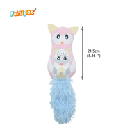 Jouet en peluche couineur pour chien, doux et coloré, avec design d'animaux mignons, personnalisé par le fabricant Famipet, en gros