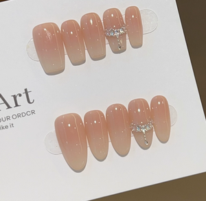 <span class=keywords><strong>Uñas</strong></span> Francesas de Lujo Hechas a Mano, Acrílicas Cuadradas, Amigables con la Piel, Simples y <span class=keywords><strong>Elegantes</strong></span> para Uso Diario de Mujeres - Product Image 5