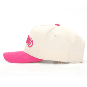 High Quality 3D Brand logo Cotton Sports Hat a <b>Frame</b> 5 Panel Snapback Hat - Product Image 3
