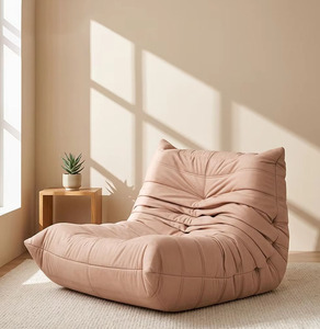 Nouvelle Arrivée - Fauteuil de relaxation individuel confortable en tissu avec éponge compressée, gain de place, idéal pour salon ou coin fenêtre - Product Image 2