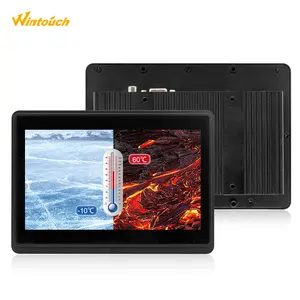 Dokunmatik ekran paneli ip65 su geçirmez fansız all in one duvar montaj pc endüstriyel ekran android kapasitif all-in-one panel pc