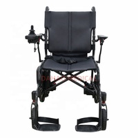Nouveau fauteuil roulant électrique en Fiber de carbone pliable léger E fauteuil roulant d'assistance électrique pour les personnes âgées handicapées