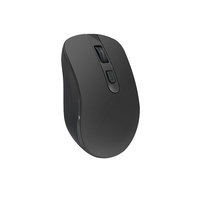 Mouse optik nirkabel ergonomis 4D 2.4Ghz, stok USB disesuaikan untuk Laptop/PC/komputer untuk kantor/Bisnis