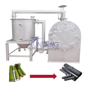 Machine à fabriquer du charbon de bois <span class=keywords><strong>2022</strong></span> NOUVEAU, utilisant du bois, machine à charbon de bois de bambou, équipement de carbonisation, prix, contact Chine - Product Image 1
