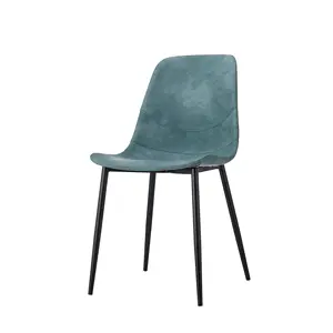 Neue Stühle Moderne Metall beine Kunststoff-Esszimmers tuhl für Wohnzimmer