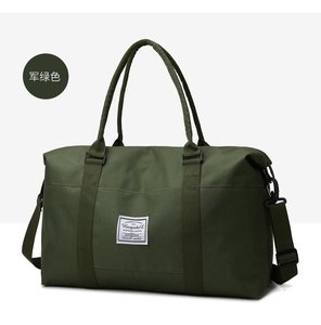 Valise portable de grande capacité en Oxford, avec fermeture éclair et motif lettres, pour les voyages d'affaires et de fitness - Product Image 3