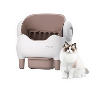 Lettiera Intelligente per Gatti con Pulizia Automatica, Macchina per la Rimozione dei Escrementi, Aperta e di Grandi Dimensioni, Anti-Schizzi, in Materiale ABS - Product Image 1