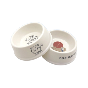 Eco-Friendly <span class=keywords><strong>Bamboo</strong></span> Fibra <span class=keywords><strong>Pet</strong></span> <span class=keywords><strong>Bowl</strong></span> Processamento Personalizado Único Cão Alimentação <span class=keywords><strong>Bowl</strong></span> com Animal Print Biodegradável Moda Atacado - Product Image 2